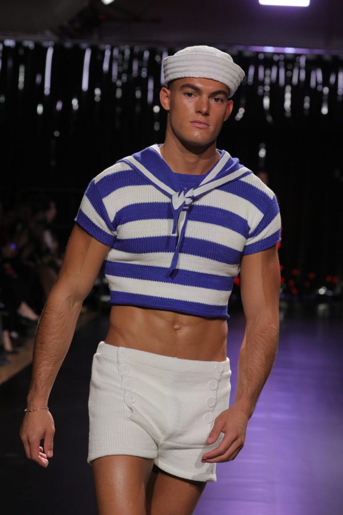 Look 5 Sailor Grindr x Rainbow Wool I Wool Survive Designed by Michael Schmidt