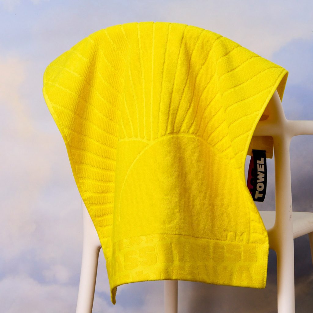 asset butt towel Chair Yellow