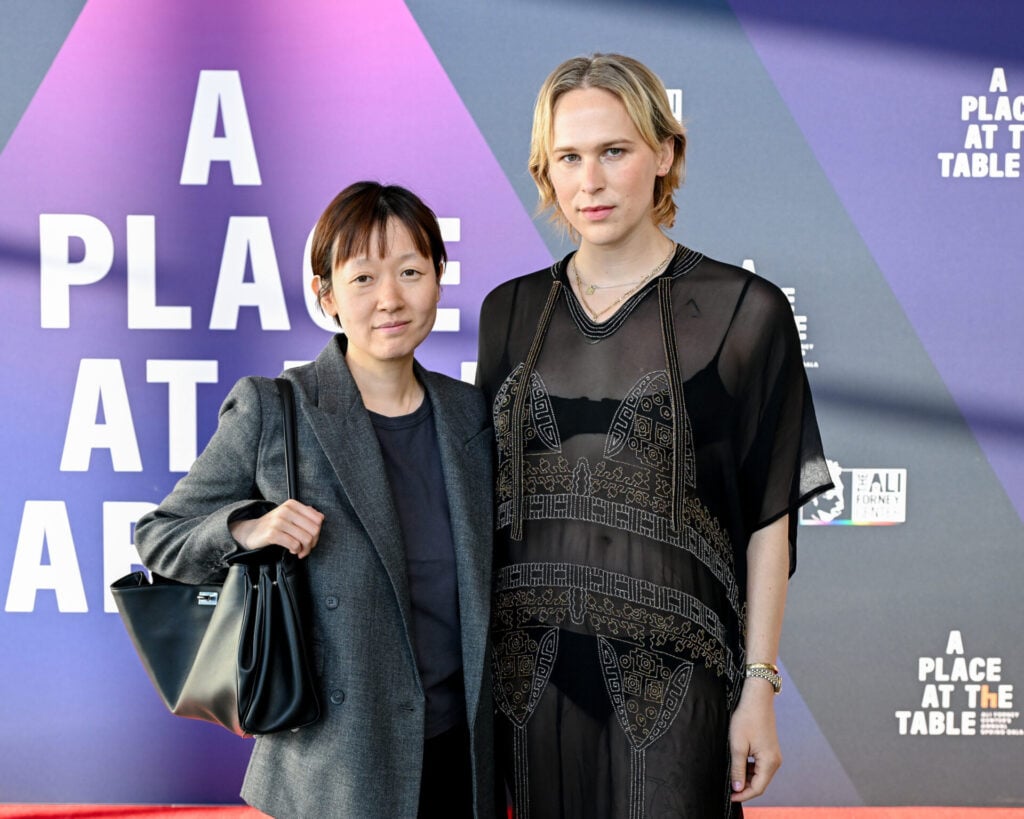 Celine Song and Tommy Dorfman Credit Rommel Demano BFA.com